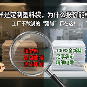 揭秘：同样是定制塑料袋，为什么报价能相差30%？工厂不敢说的“猫腻”都在这！
